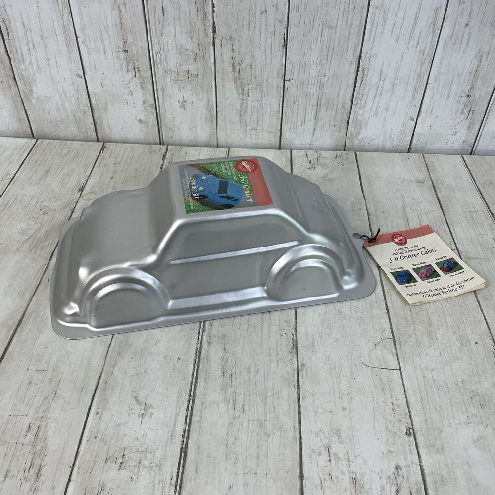 Wilton Car Cake Pan 3D Cruiser Car Coupe Bug Jelly Mold #2105-2043 New